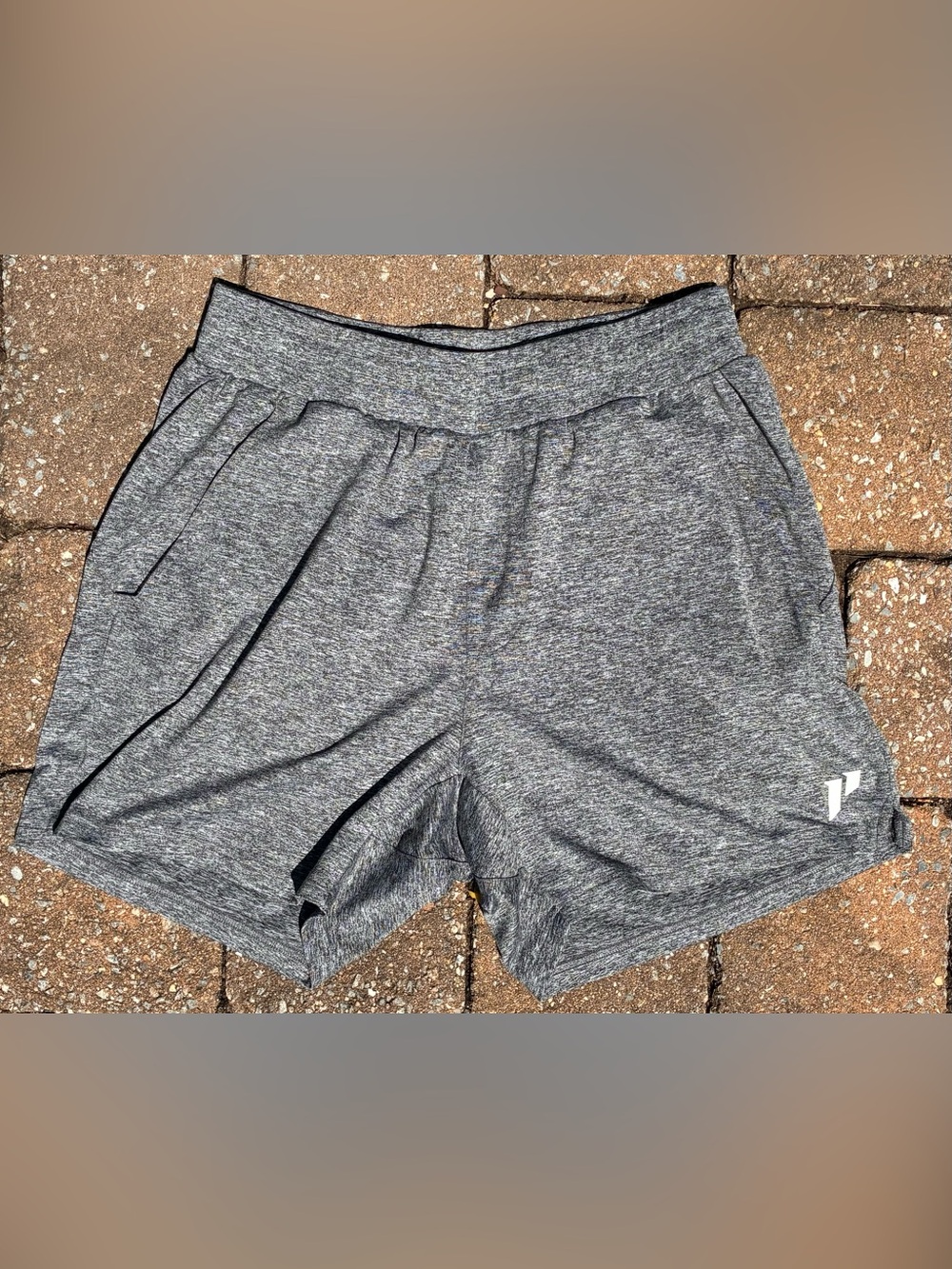 Men's Athletic Shorts - Gray Performance Training Shorts - Medium
